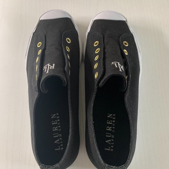 Lauren Ralph Lauren No Lace Canvas Sneakers - Picture 2 of 6